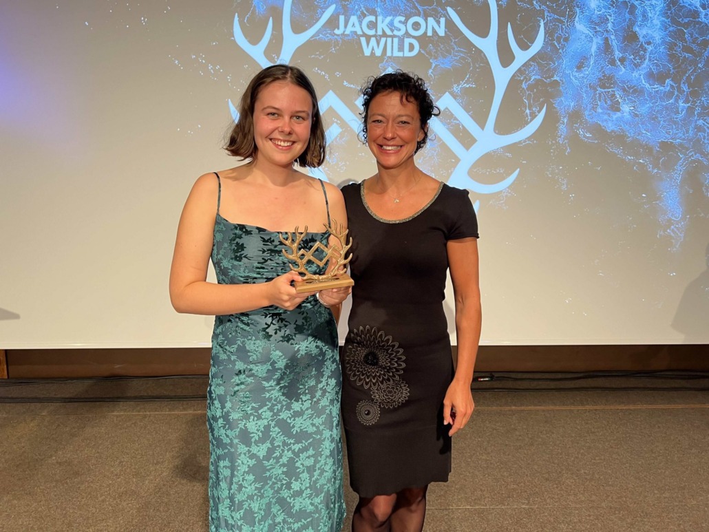 Yaz Ellis (Wildlife Filmmaker and Camerawoman, Jackson Wild Mentoring Programm Attendee, Winner “Best Cinematography - Short Form”) with her mentor Birgit Peters (Executive Producer – Terra Mater Studios)(c) Terra Mater Studios