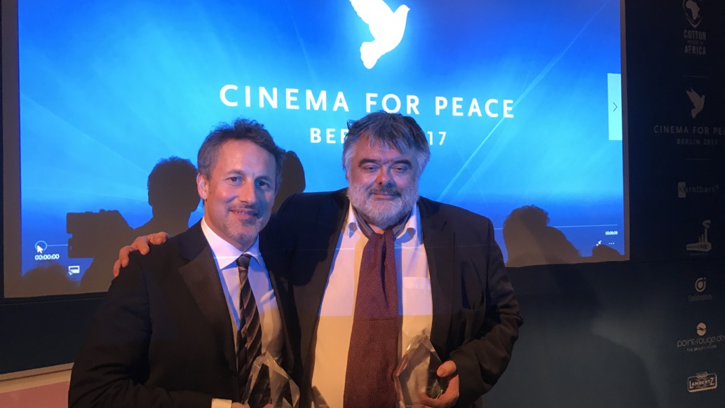 Richard Ladkani and Walter Köhler at Cinema for Peace Award Gala