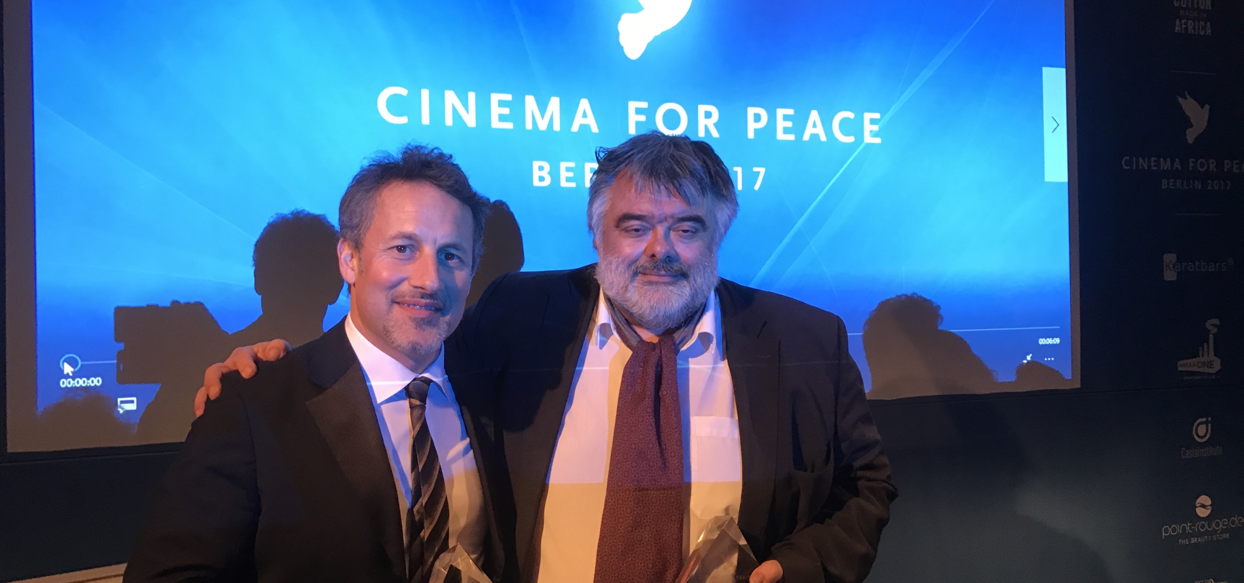 Richard Ladkani and Walter Köhler at Cinema for Peace Award Gala